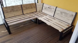 Artisan métallier pour la création de salon de jardin en métal et en bois en région lyonnaise