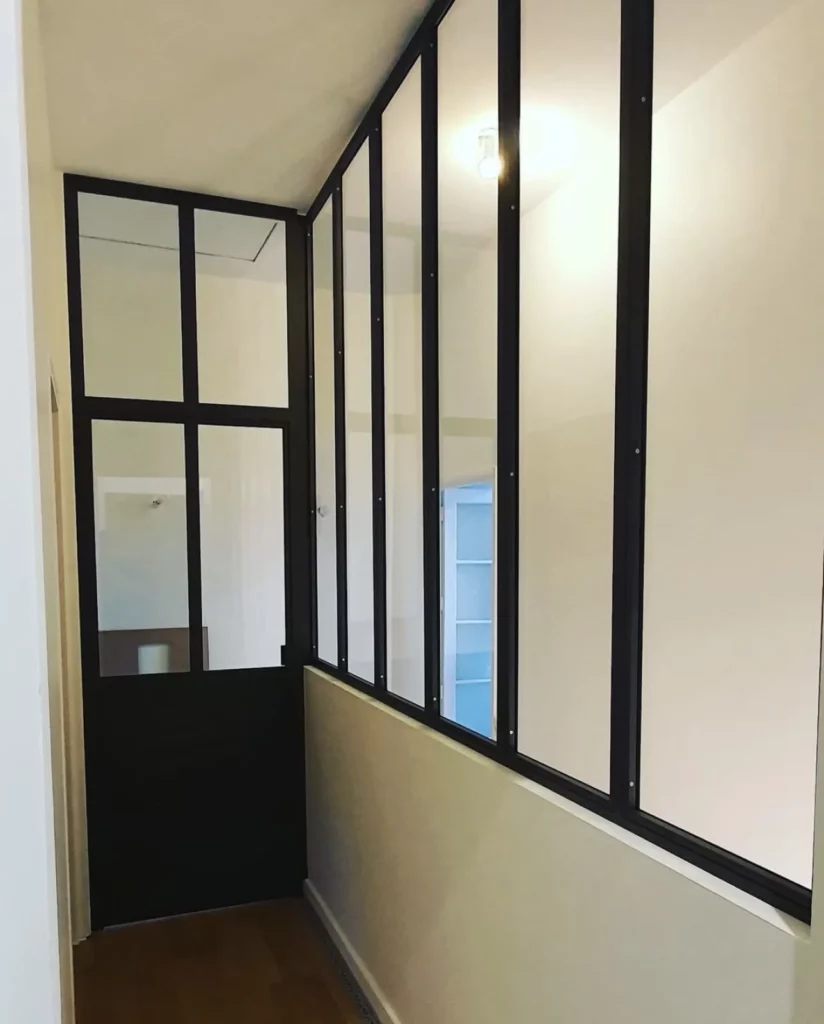 Concepion de porte verrière et de verrière fixe à Lyon et ses alentour