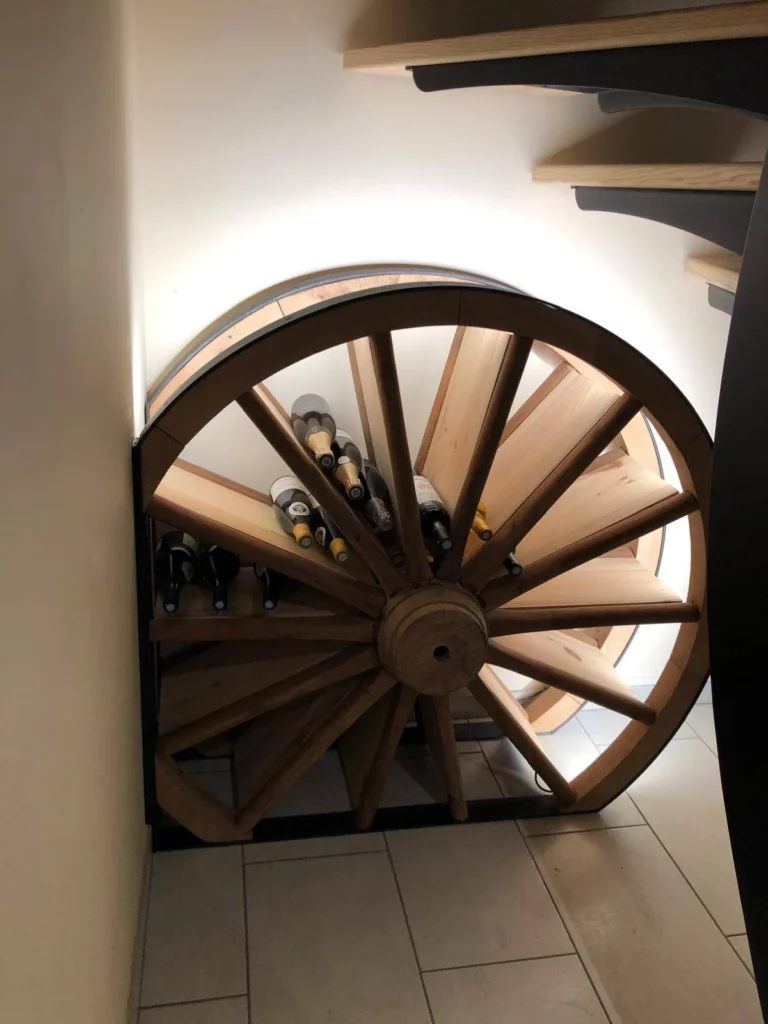 Conception d'une cave à vin circulaire à Saint André le Corcy