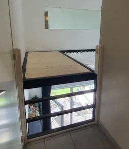 Fabrication d'un support en métal pour une mezzanine