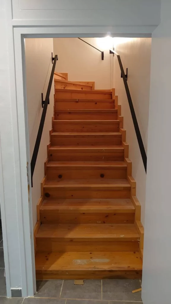 Réalisation de main courante en fer à OUllins porche de Lyon